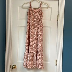 Burnt orange bohemian sundress